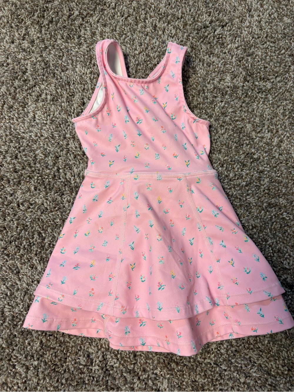 Sweet Honey 3T pink floral active dress